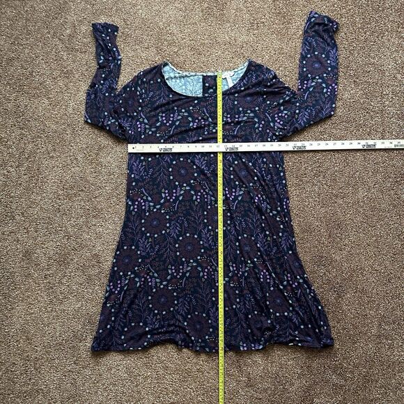 Matilda Jane Resolution Navy Floral Long Slv Jersey Trapeze Dress XXL - Picture 6 of 6